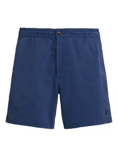 Polo Ralph Lauren Embroidered Shorts In Blue