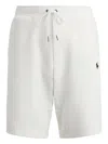 Polo Ralph Lauren Bestickte Joggingshorts In White