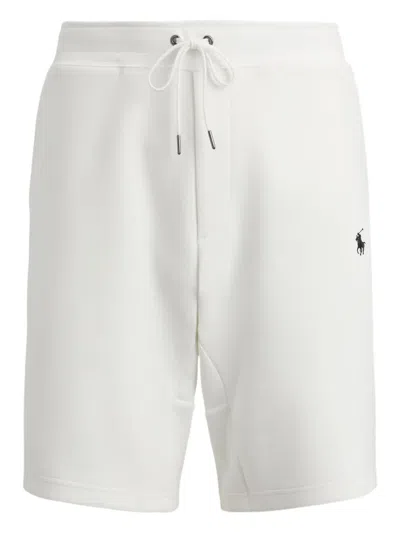 Polo Ralph Lauren Bestickte Joggingshorts In White