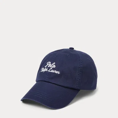 Polo Ralph Lauren Embroidered Twill Ball Cap In Multi