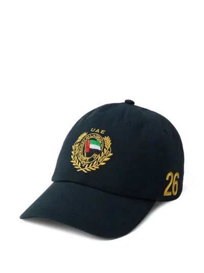 Polo Ralph Lauren Embroidered-crest Baseball Cap In Black