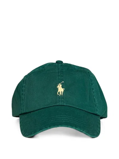 Polo Ralph Lauren Embroidered-logo Baseball Cap In Green