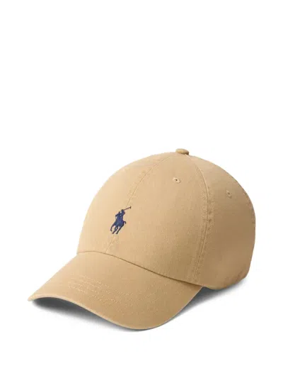 Polo Ralph Lauren Embroidered-logo Baseball Cap In Neutral