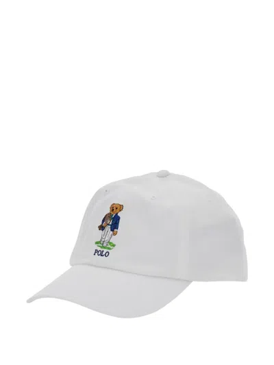 Polo Ralph Lauren Embroidered-logo Wimbledon Cap In White
