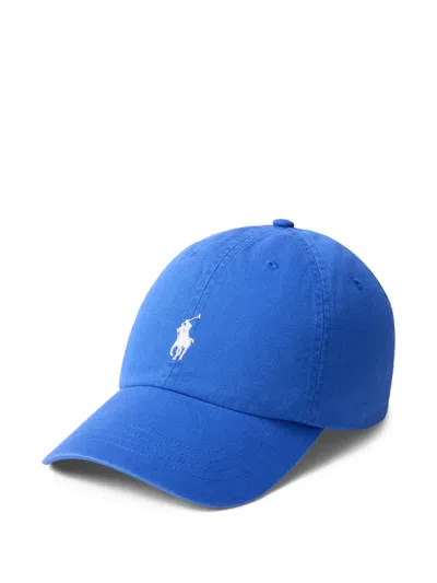 Polo Ralph Lauren Embroidered-pony Baseball Cap In Blue