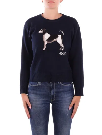 Polo Ralph Lauren English Foxhound Sweater - Blue In Multi