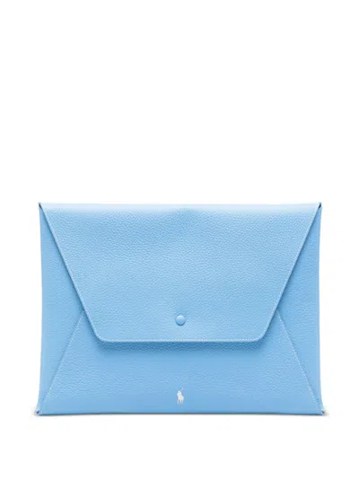 Polo Ralph Lauren Envelope Purse In Blue