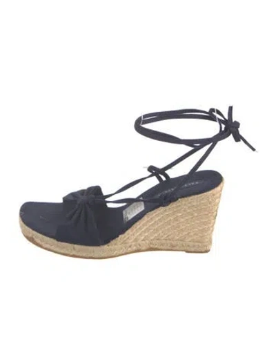 Pre-owned Polo Ralph Lauren Espadrilles In Blue