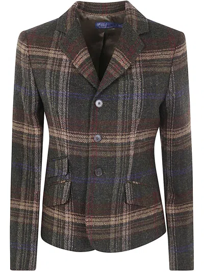Polo Ralph Lauren Ethn Blazer In Plaid Multi