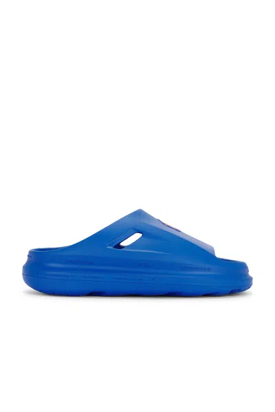 Polo Ralph Lauren Eva Saber Polo Slide In Blue