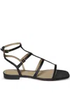 Polo Ralph Lauren Everley Flat Sandals In Black