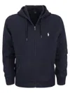 Polo Ralph Lauren Exclusive Double-knit Hoodie With Embroidered Pony In Blue