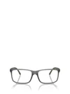 Polo Ralph Lauren 55mm Rectangle Optical Glasses In Black