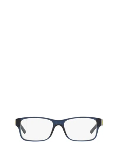 Polo Ralph Lauren Eyeglasses In Shiny Transparent Blue