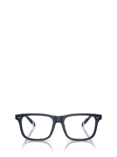 Polo Ralph Lauren Eyeglasses In Shiny Transparent Blue