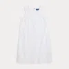 Polo Ralph Lauren Big Girls Eyelet-embroidered Cotton Dress In White