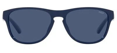 Polo Ralph Lauren Eyewear Oval Frame Sunglasses In Blue