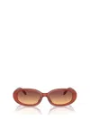 POLO RALPH LAUREN EYEWEAR POLO RALPH LAUREN EYEWEAR OVAL FRAME SUNGLASSES