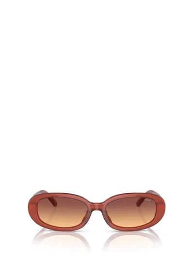 Polo Ralph Lauren Eyewear Oval Frame Sunglasses In Brown