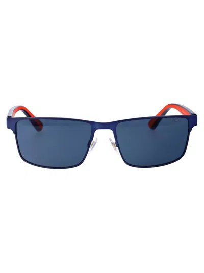 Polo Ralph Lauren Eyewear Rectangle Frame Sunglasses In Blue