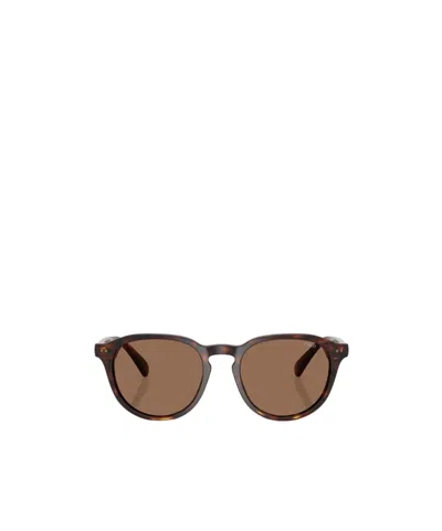 Polo Ralph Lauren Eyewear Round Frame Sunglasses In Brown