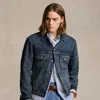 Polo Ralph Lauren Faded Denim Trucker Jacket In Blue