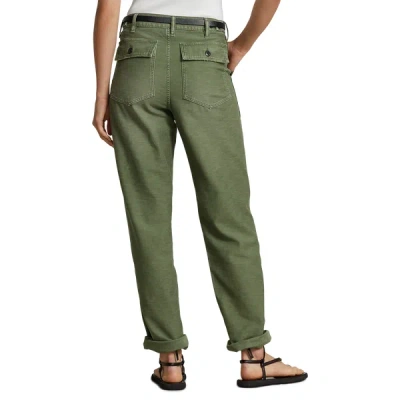 Polo Ralph Lauren Faded Jeans In Green