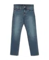 Polo Ralph Lauren Faded Mid-rise Jeans In Blue