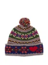 Polo Ralph Lauren Wool Pom-pom Intarsia Beanie In Multi