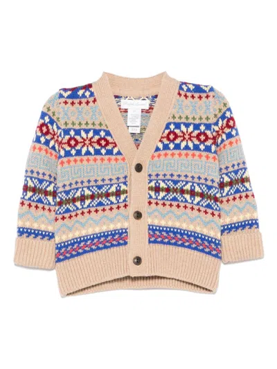 Polo Ralph Lauren Babies' Fair Isle Cardigan In Neutrals