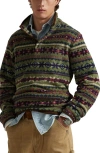 Polo Ralph Lauren Fair Isle-inspired Fleece Pullover In Multi