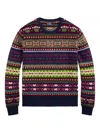 Polo Ralph Lauren Multicolored Crew Neck Sweater With Intarsia