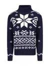 Polo Ralph Lauren Knitted Pattern Crewneck Sweater With Ribbed Finish