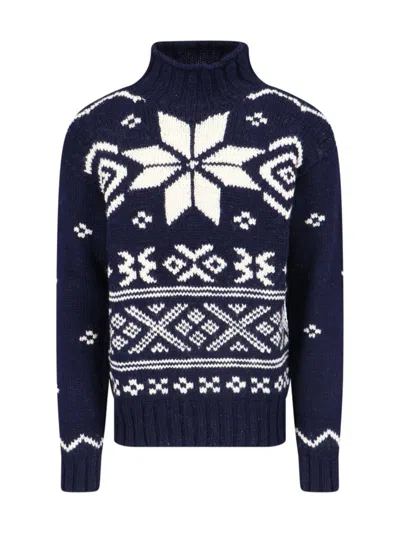 POLO RALPH LAUREN FAIR ISLE" SWEATER - BLUE