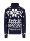 Polo Ralph Lauren Knitted Pattern Crewneck Sweater With Ribbed Finish