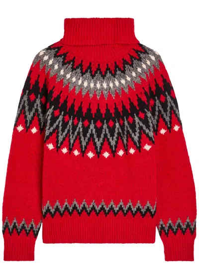 POLO RALPH LAUREN POLO RALPH LAUREN FAIR ISLE WOOL-BLEND JUMPER