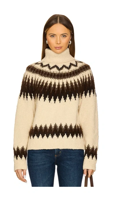 POLO RALPH LAUREN FAIR ISLE WOOL-BLEND TURTLENECK