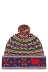 Polo Ralph Lauren Wool Pom-pom Intarsia Beanie In Multi