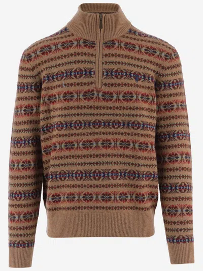 Polo Ralph Lauren Fair Isle Wool Sweater In Multi