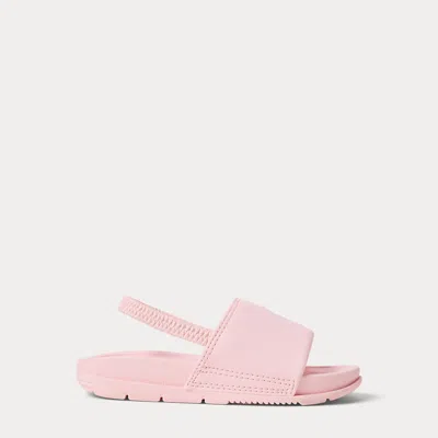 Polo Ralph Lauren Kids' Fairview Polo Pony Slide In Hint Of Pink