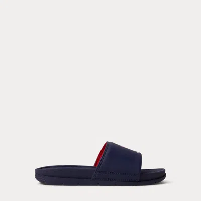 Polo Ralph Lauren Kids' Fairview Polo Pony Slide In Navy