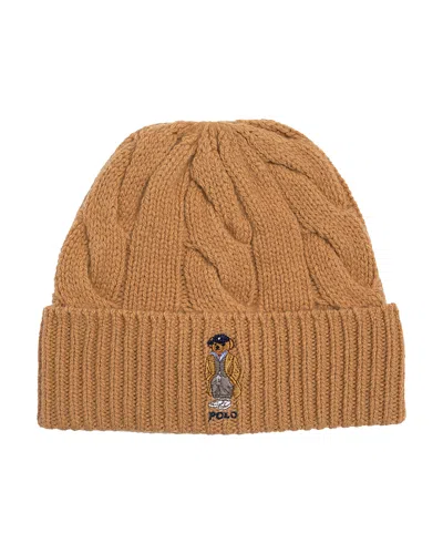Polo Ralph Lauren Fall Bear Hat In Brown