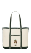 Polo Ralph Lauren Fall Bear Small Tote In Multi