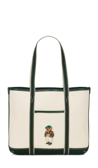 Polo Ralph Lauren Fall Bear Small Tote In Multi