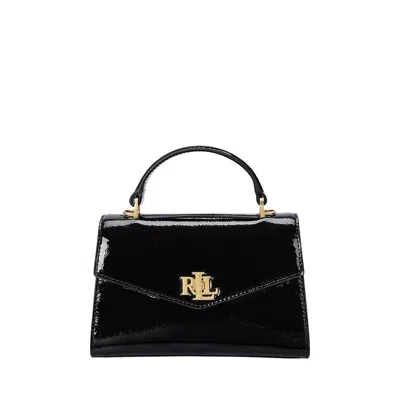 Polo Ralph Lauren Farrah Sm Satchel Small In Black