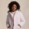 Polo Ralph Lauren Kids' Faux-fur-trim Down Parka In Hint Of Pink