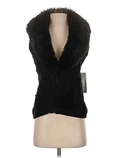 Polo Ralph Lauren Faux Fur Vest In Black