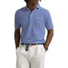 Polo Ralph Lauren Featherweight Mesh Polo In Sapphire Star/white