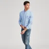 Polo Ralph Lauren Featherweight Mesh Shirt In Isle Heather
