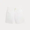 Polo Ralph Lauren Straight Fit Linen-cotton Short In Deckwash White